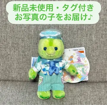 도쿄디즈니씨 컬러풀 해피니스 올멜 인형 배지