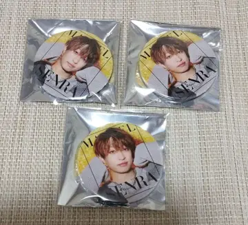 우라시마사카타센 센라 MARCEL 실사 캔뱃지 3점