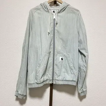 Carhartt 후드 부착 라이트 블루 자켓 데님 s 사이즈