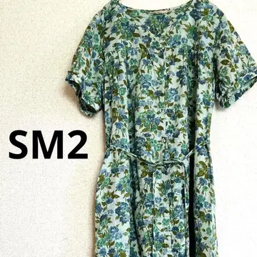 사만사 모스모스 SM2 플라워 원피스 꽃무늬 린넨 코튼