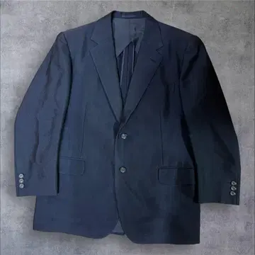 vintage 테일러드 자켓 다크 네이비 일본제 고급 M 넉넉한