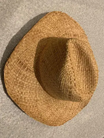 라피아 소재 넓은 챙 햇 Made in Italy