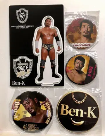 드래곤 게이트 Ben-K 선수 아크릴 스탠드 캔뱃지 묶음 판매