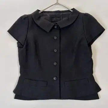 컨디션 최상 정가 10만 FOXEY 프렌치 시크 자켓 실크 블랙 40