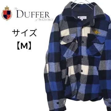 The DUFFER of St.GEORGE 플란넬 셔츠 체크 무늬 M