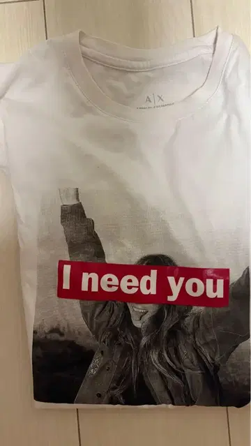Armani Exchange I need you 티셔츠
