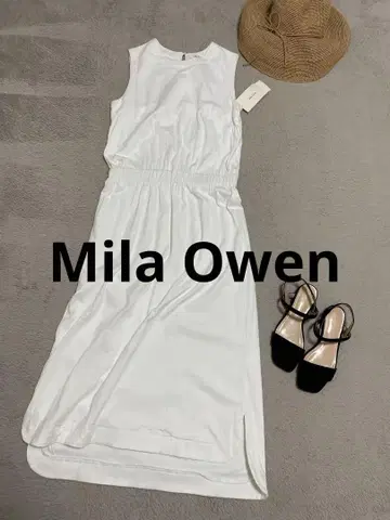 Mila Owen 미라오웬 허리 절개 코튼 원피스