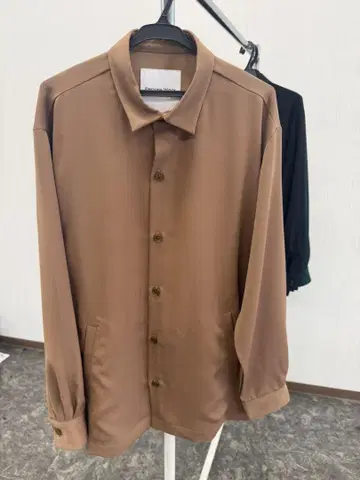 Repose Wear 브라운 버튼 긴팔 자켓