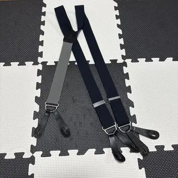 나이젤 카본 Y자형 서스펜더 그레이 네이비