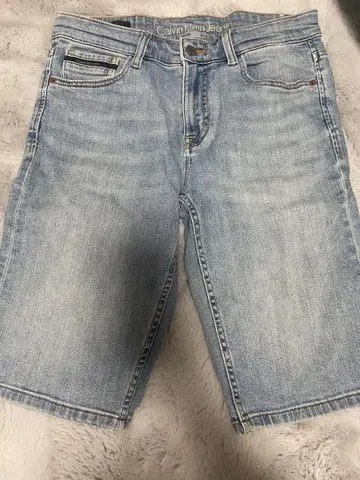 Calvin Klein Jeans 숏팬츠 데님 라이트 블루