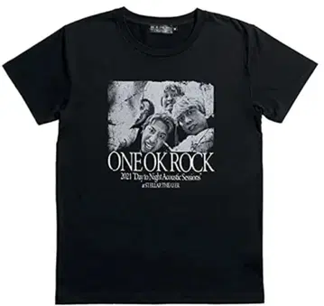 ONE OK ROCK 블랙 티셔츠 2021 XL 사이즈