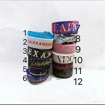드로스 Alexandros 밴드 러버 밴드 12개 세트 낱개 판매 가능
