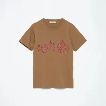 TENDER PERSON FLAME STUDS TEE MUSTERD 2