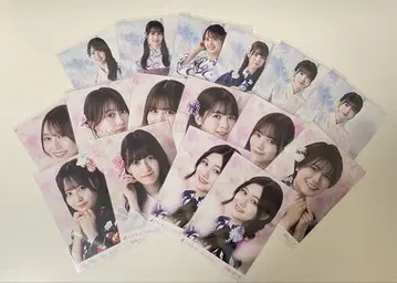 노기자카46 브로마이드 묶음 판매 41장 2023년 유카타