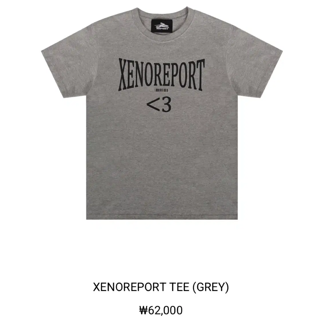 Sealed xenoreport vahn sleeve tee gray on Bunjang Global Site.