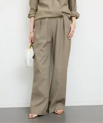 Deuxieme Classe STRETCH TWILL 턱 팬츠 38