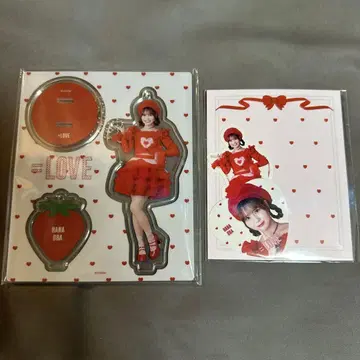 토쿠베츄, 해주세요 오바 하나 아크릴 스탠드 키링 스티커 세트 미사용
