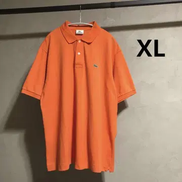 일본제 라코스테 피케 셔츠 오렌지 스테디셀러 XL
