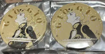 죠르노 죠바나 75mm 홀로그램 캔뱃지 2개 죠죠 월드