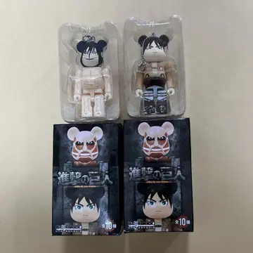 진격의 거인 BE@RBRICK 피규어 2개 세트