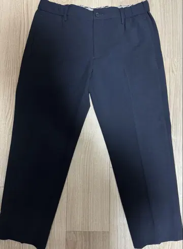 UNITED ARROWS 그린 라벨 네이비 컬러 슬랙스
