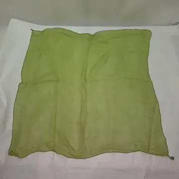 녹색 쉬폰 반다나 스카프