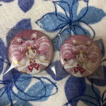 세일러문 캔뱃지 치비 문