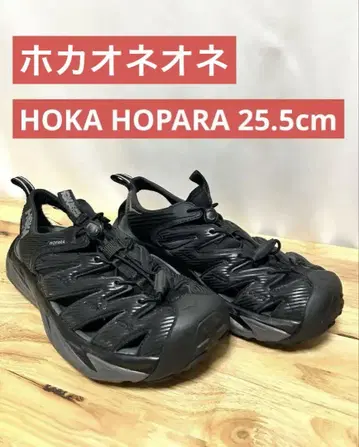 호카오네오네 HOKA HOPARA 샌들 블랙 25.5cm
