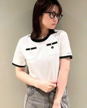 LILY BROWN x MARY QUANT 포켓 링거 T셔츠