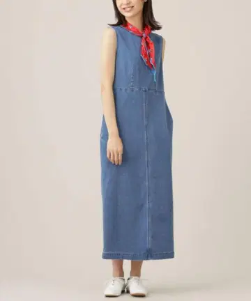텐셀 데님 원피스 슬리브리스 snidel dazzlin GU