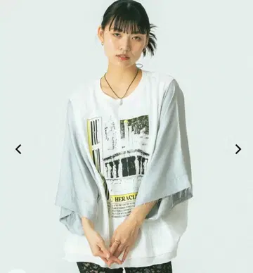 (OKIRAKU x ROSE BUD)SATIN SLEEVE CUTSAW