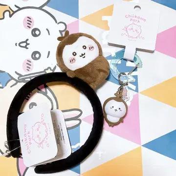 치이카와 파크 봉제 인형 머리띠 장수풍뎅이 피규어 키링