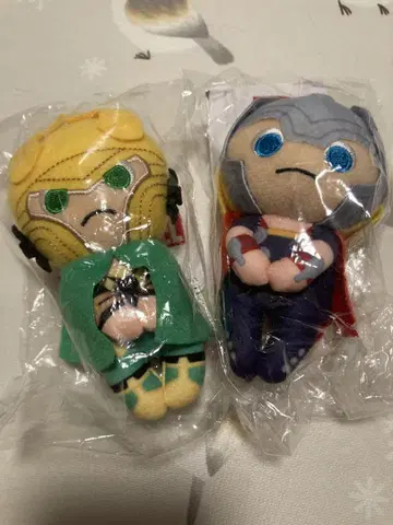 MARVEL 마이티 토르 로키 토르 쪼꼬리상 봉제 인형 세트 미개봉품