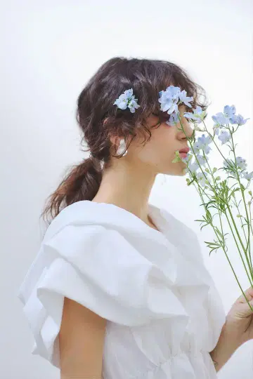 인기 프릴 상의