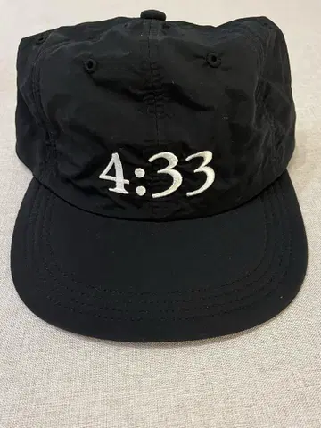 GARBAGE Soft Brim 캡 4:33 블랙
