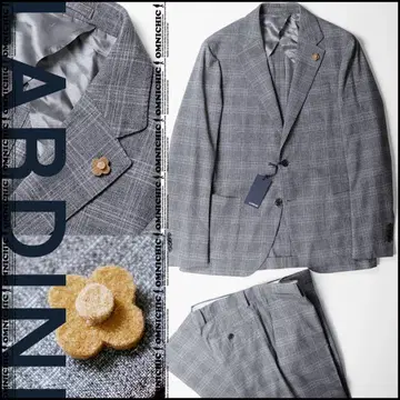 LARDINI 라르디니 스트레치 울 셋업 수트 48 자켓 팬츠