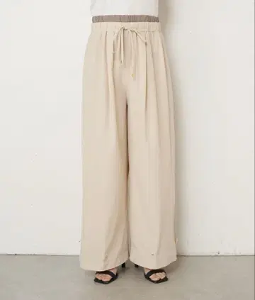 Jena espace merveilleux 허리 레이어 팬츠