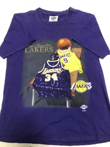 90년대 Lee sports NBA NY 레이커스 티셔츠 M