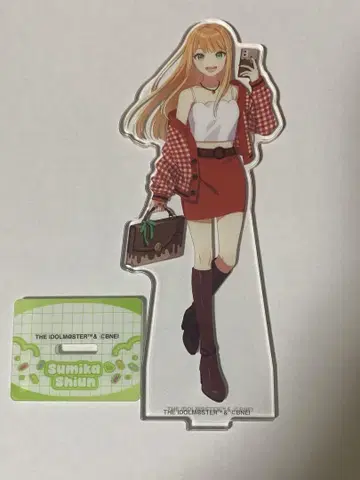 학원 아이돌 마스터 시운 키요카 로손 콜라보 아크릴 스탠드