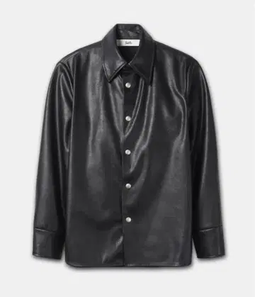 Sefr RAINIER OVER SHIRT 인조 가죽 셔츠