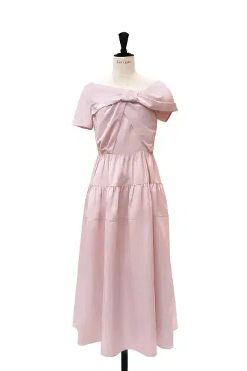 herlipto Twisted Ribbon Tiered Dress