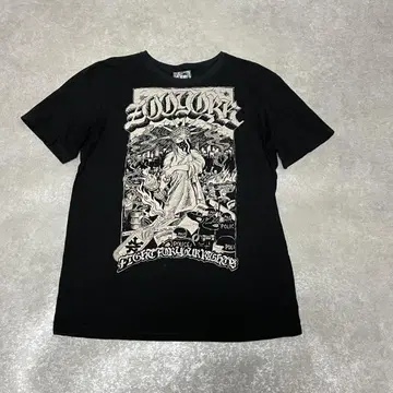 ZOO YORK 그래픽 티셔츠 자유의 여신 XXL 블랙