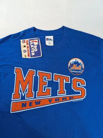 NY METS 80s 90s 베이스볼 MLB 파랑 데드스탁