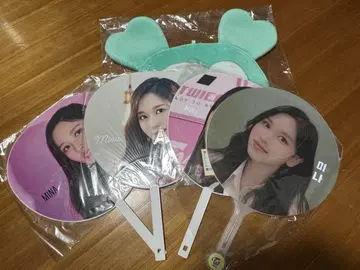 TWICE 미나 부채 케이스 부채 세트
