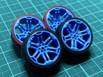 미니 사륜구동 페라 타이어 약 23.0mm 로우 프릭션