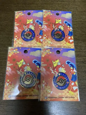 포켓몬 센터 히로시마 로고 핀즈 4개 세트