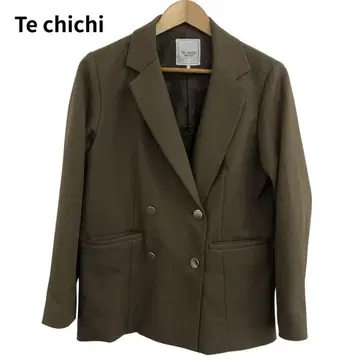 Te chichi 성숙 캐주얼 브라운 테일러드 재킷 프리 사이즈