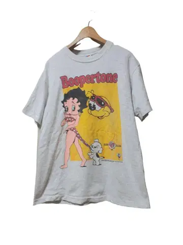 90년대 빈티지 USA 제작 베티 붑 BETTY BOOP 티셔츠 M