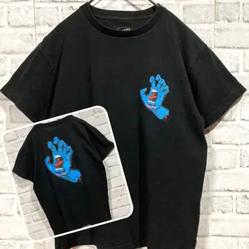 SANTA CRUZ 티셔츠 블랙 M 스몰 사이즈 양면 프린트 1770