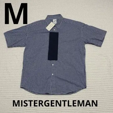 MISTERGENTLEMAN 미스터 젠틀맨 체크 반팔 M